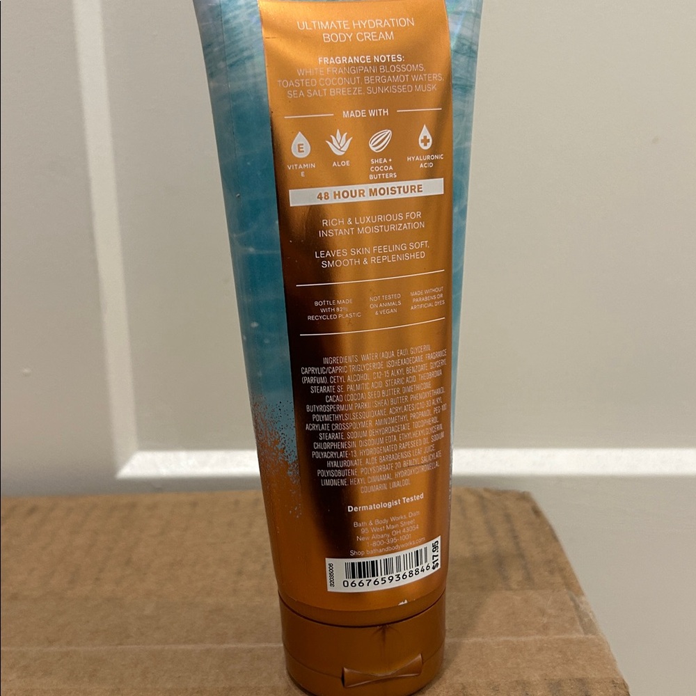Bath and Body Works (NWT) At the Beach Ultimate Hydration Body Cream - Picture 2 of 2
